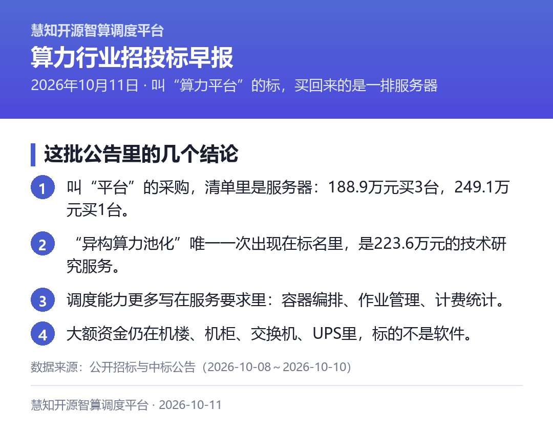 这批公告里关于“平台”与“调度”的几个结论。
