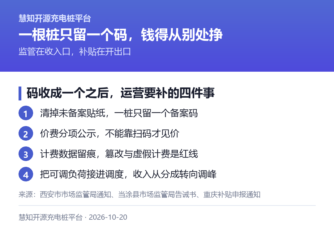 码收成一个之后，运营要补的四件事